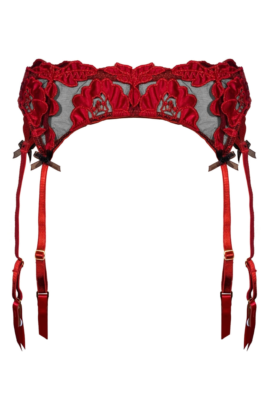 Uma Garter Belt - Black Rose Chouchou Intimates Uma Garter Belt - Black Rose Chouchou Intimates