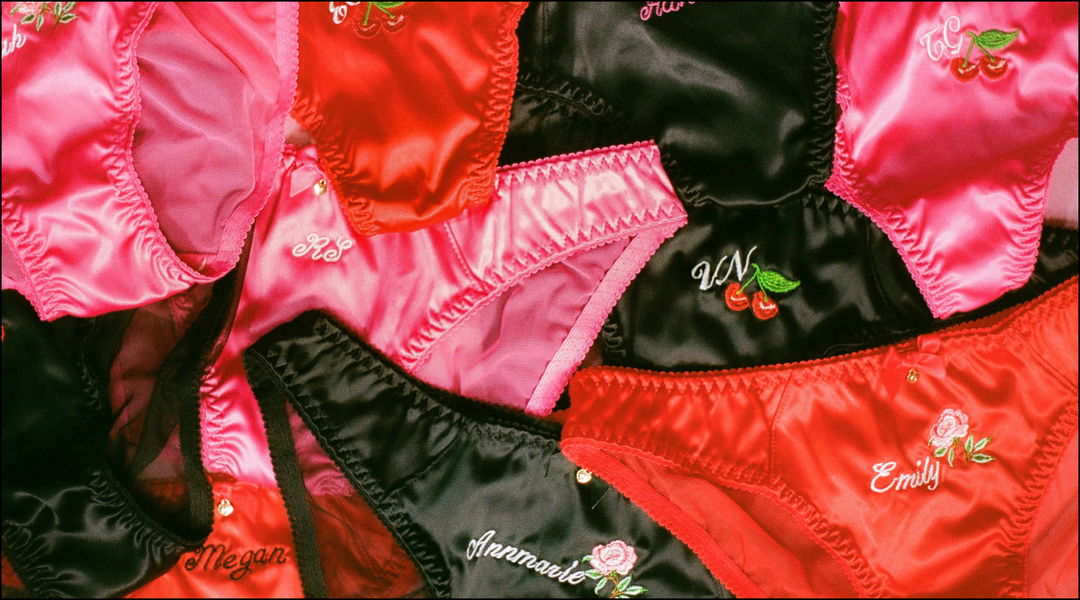 Love, Me: Personalised Audrey Satin Knickers – Chouchou Intimates