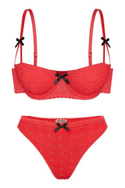 Paloma Underwire Bra & Thong Set