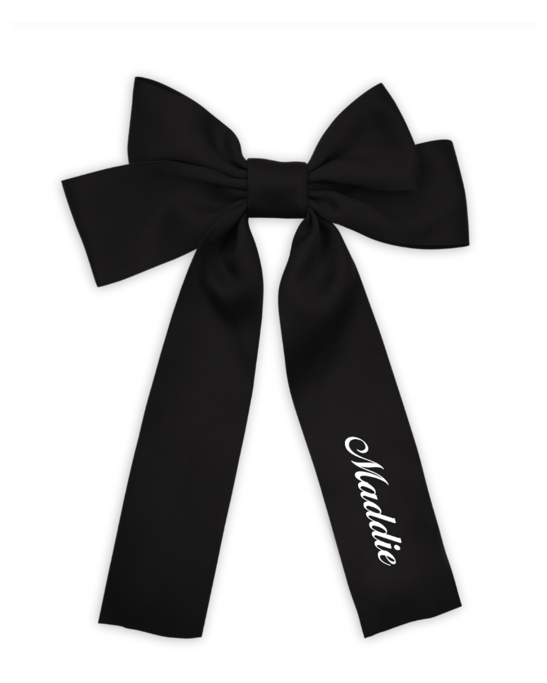 Personalised Double Bow Barette
