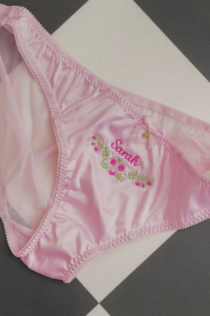 Les Fleurs: Personalised Knickers