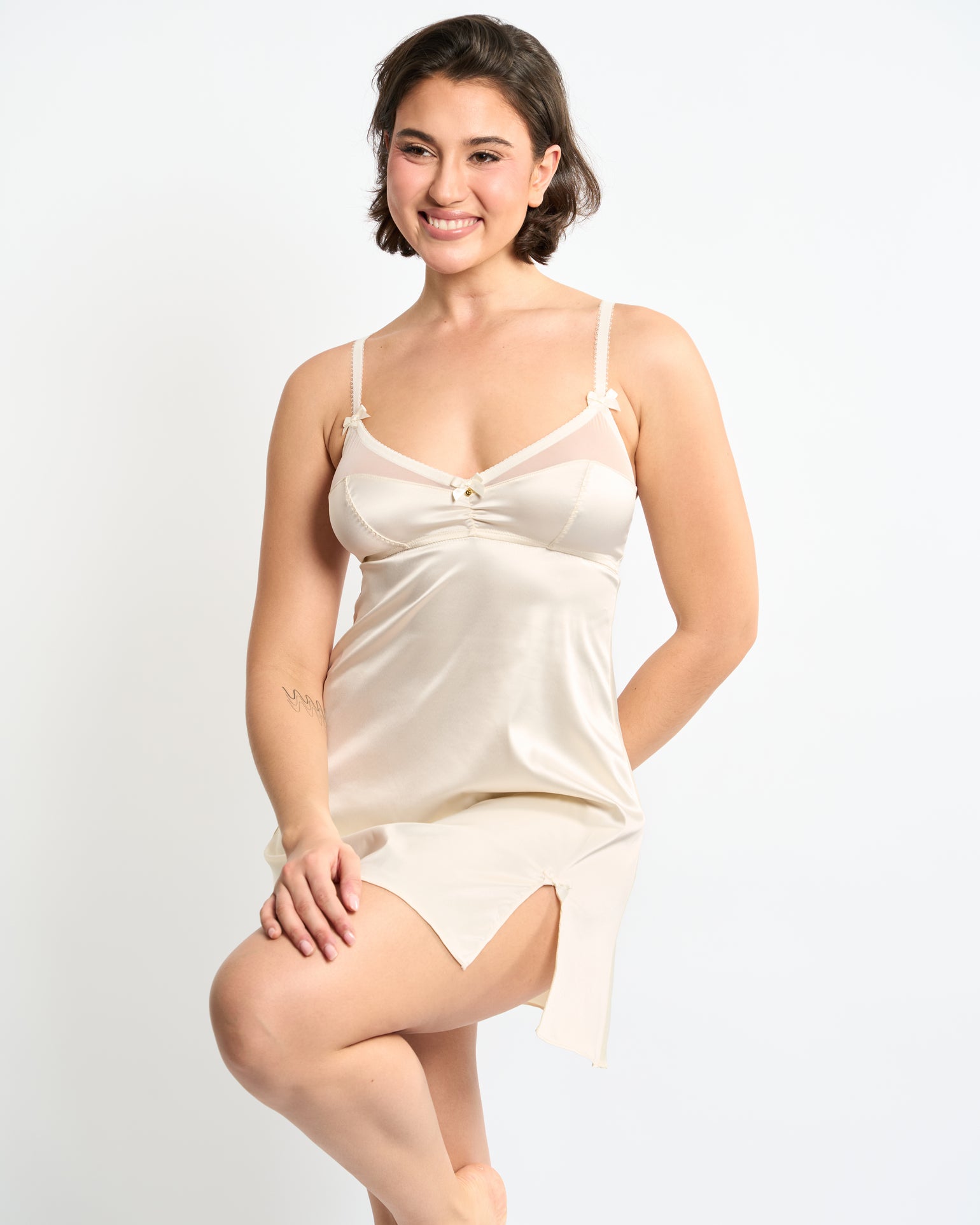 Audrey Slip Dress & Thong Set