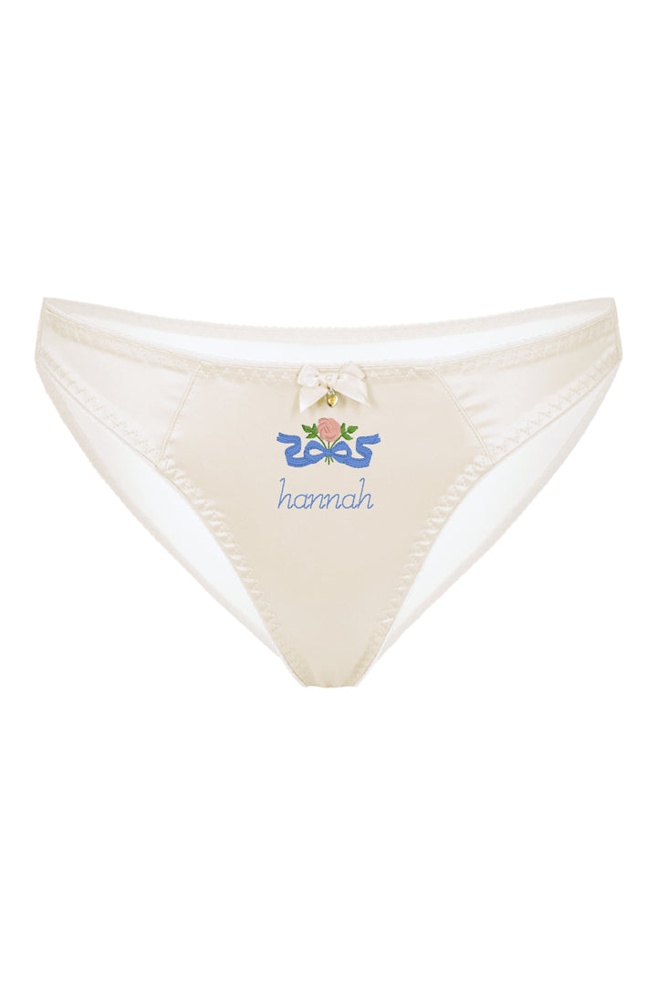 English Rose: Personalised Knickers