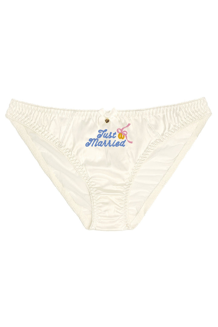 Just Married: Embroidered Knickers