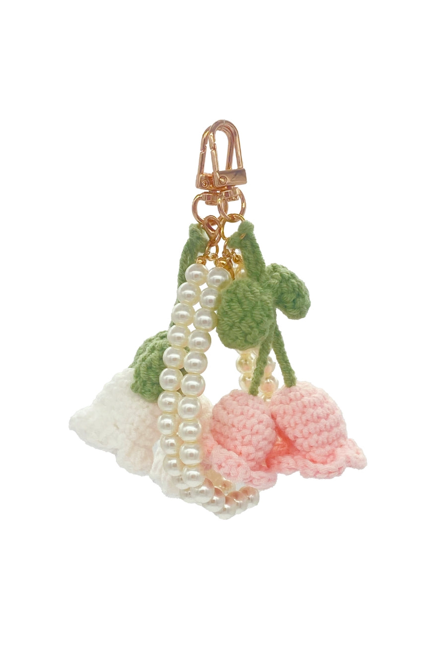 Lily of the Valley Crochet Keyring