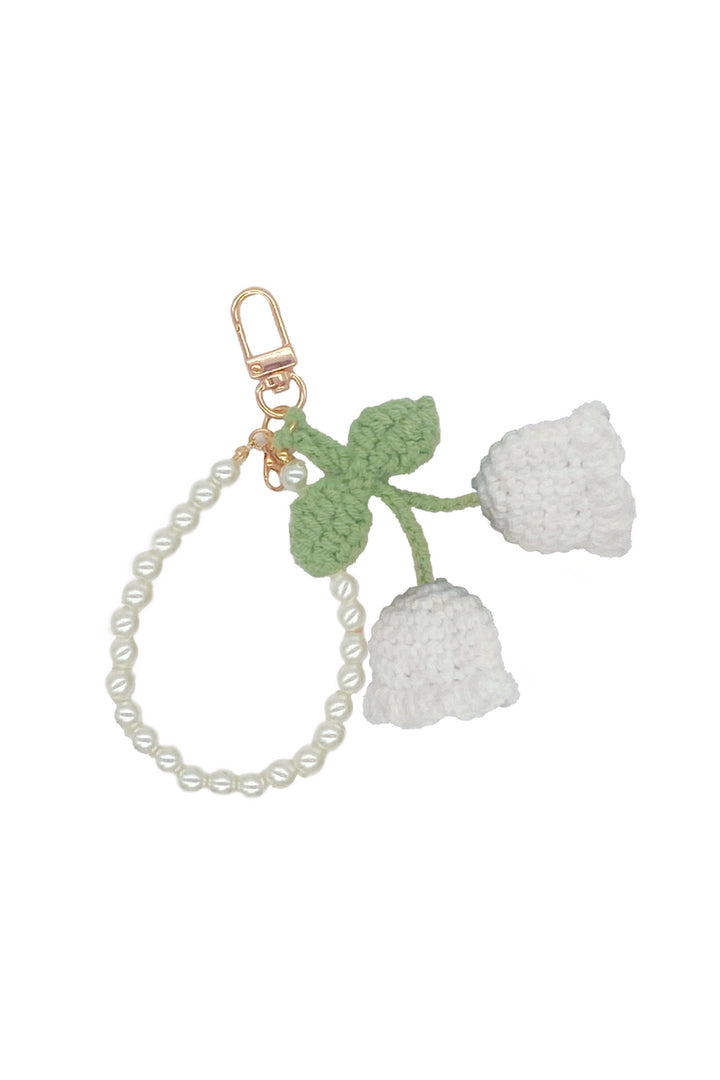 Lily of the Valley Crochet Keyring