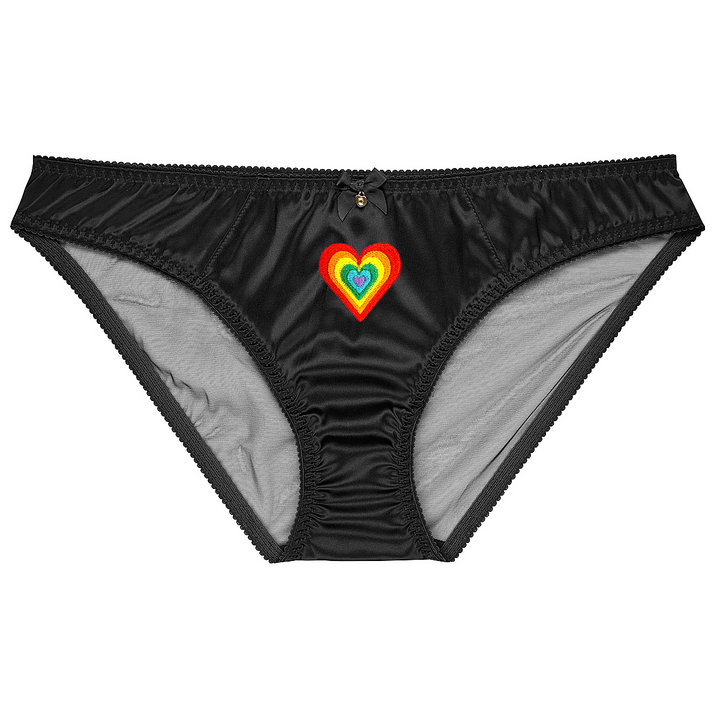 Pride Heart: Rainbow Flag Knickers